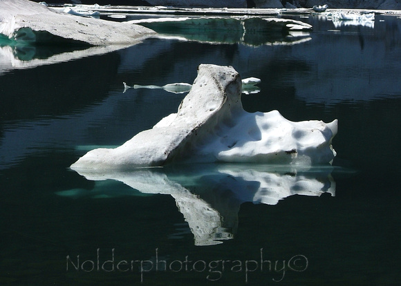Iceberg Lake Reflection, Glacier National Park , Montana