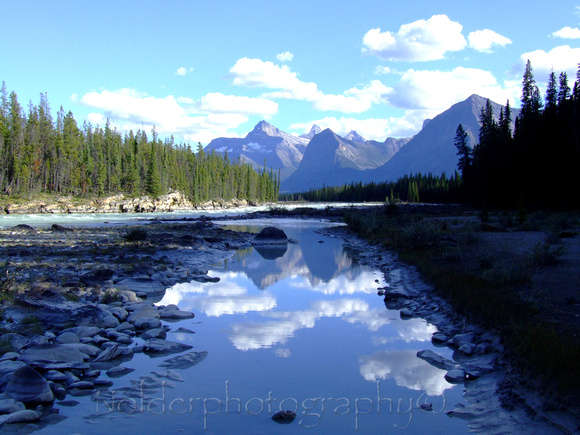 Reflections of the Athabasca River