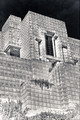 Ennis house black and white