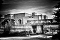 Ennis house black and white